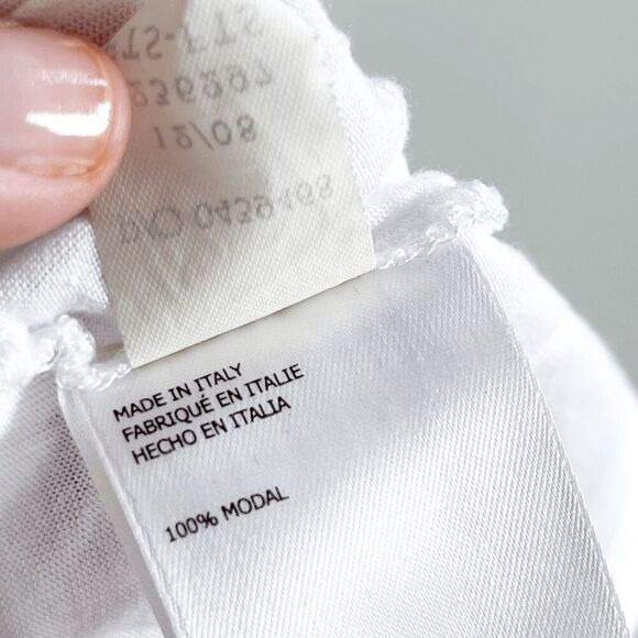 Karl Lagerfeld Womens K Print Modal Scoop Neck Pullover Tank Top White Size XS - Picture 4 of 7